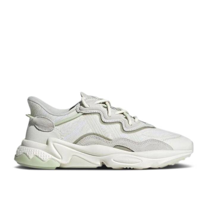 アディダス Adidas 【 Wmns Ozweego \u0027Chalk White\u0027 Women Chalk White/Chalk White/Lime Green 】 レディース 白いこと 白いこと 菩提樹 green 緑・緑であること