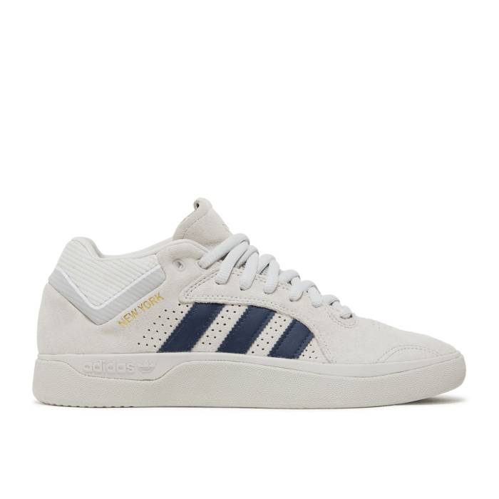 アディダス Adidas 【 Tyshawn \u0027New York\u0027 Men Grey One/Collegiate Navy/Cloud White 】 メンズ 薄墨色 薄墨色 紺色 米国海軍 白いこと 白いこと