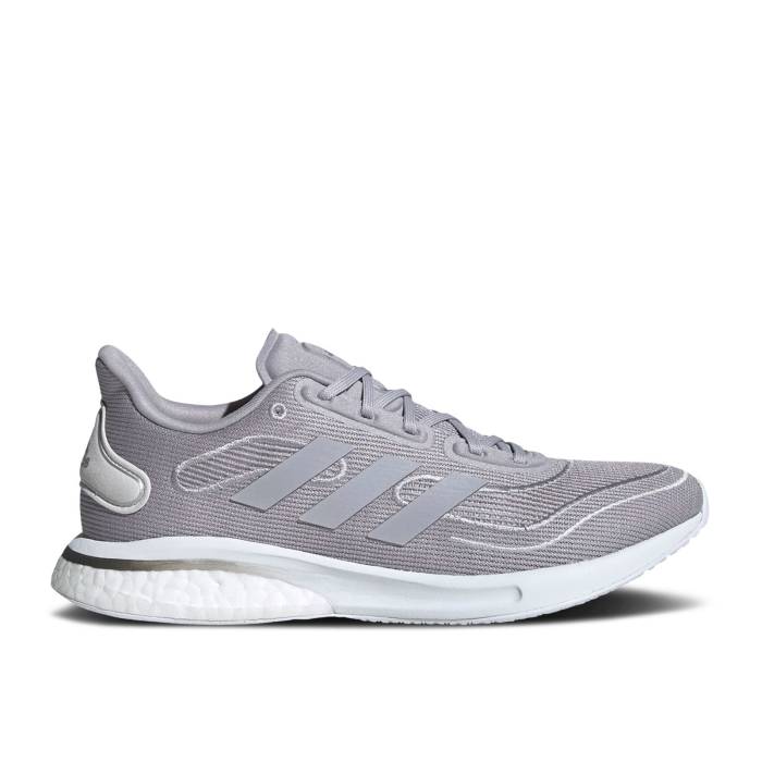アディダス Adidas 【 Wmns Supernova \u0027Glory Grey\u0027 Women Glory Grey/Glory Grey/Silver Metallic 】 スーパーノバ・ノヴァ レディース 薄墨色 薄墨色 Silver しろがね色・しろがね色