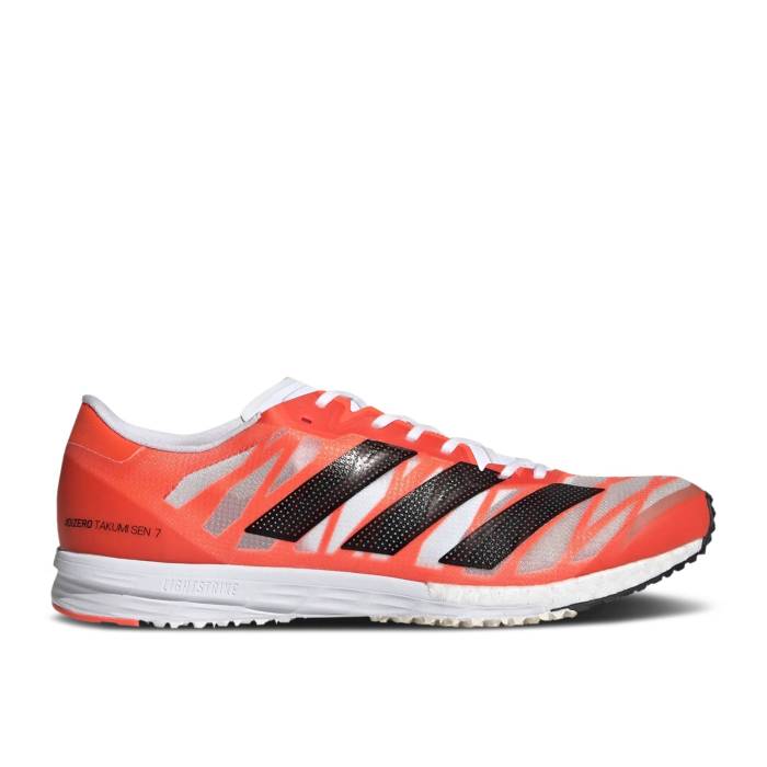 アディダス Adidas 【 Adizero Takumi Sen 7 \u0027Tokyo\u0027 Men Cloud White/Core Black/Solar Red 】 アディゼロ メンズ 白いこと 白いこと 中核グループ 黒いこと 黒いこと Red 赤・赤いこと