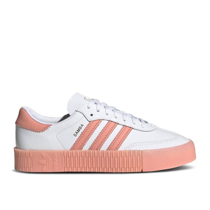 アディダス Adidas 【 Wmns Sambarose 'White Trace Pink' Women Cloud White/Trace Pink/Gold Metallic 】 レディース 白色 ホワイト pink ピンク ゴールド