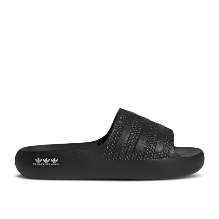 アディダス Adidas 【 Wmns Adilette Ayoon Slide \u0027Core Black\u0027 Women Core Black/Cloud White/Core Black 】 アディレッタ Slide サンダル レディース 中核グループ 黒いこと 黒いこと 白いこと 白いこと