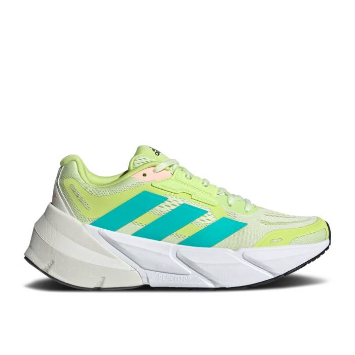 アディダス Adidas 【 Wmns Adistar \u0027Almost Lime Mint Rush\u0027 Women Almost Lime/Mint Rush/Light Flash Orange 】 菩提樹 レディース 菩提樹 rush 混雑時 orange 橙・オレンジ色