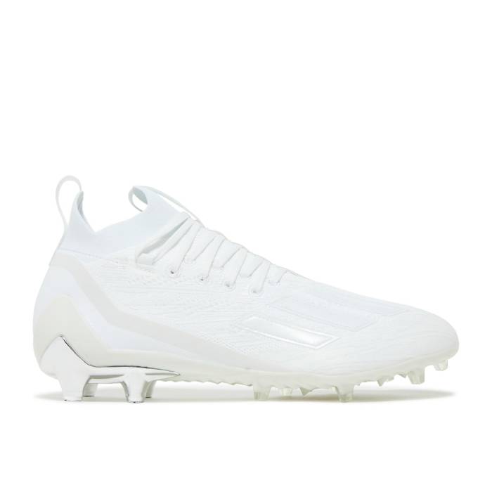 アディダス Adidas 【 Adizero Primeknit Cleats \u0027White Silver Metallic\u0027 Men Cloud White/Cloud White/Silver Metallic 】 アディゼロ クリーツ スパイク Silver しろがね色・しろがね色 メンズ 白いこと 白いこと Silver しろがね色・しろがね色