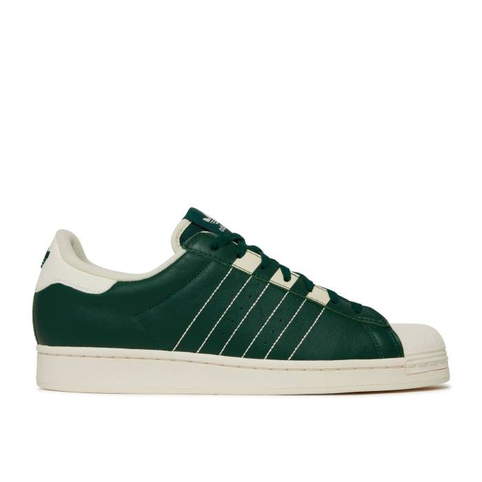 アディダス Adidas 【 Superstar \u0027Team Dark Green\u0027 Men Team Dark Green/Cream White/Cloud White 】 Superstar はやりっ児 メンズ Team 野球クラブ green 緑・緑であること 皮膚軟化剤 白いこと 白いこと