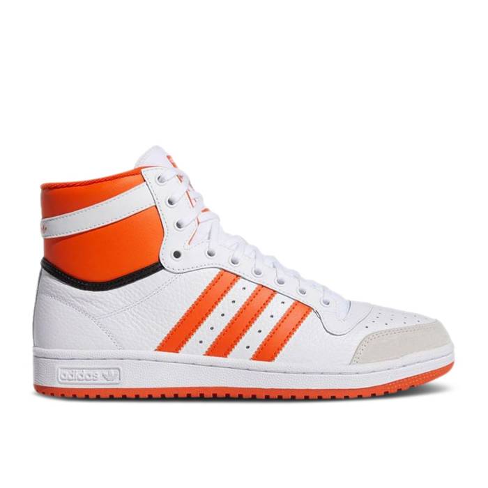 アディダス Adidas 【 Top Ten High \u0027White Team Orange\u0027 Men Footwear White/Team Orange/Core Black 】 ご機嫌 Team 野球クラブ メンズ 白いこと 白いこと Team 野球クラブ orange 橙・オレンジ色 中核グループ 黒いこと 黒いこと スニーカー-靴