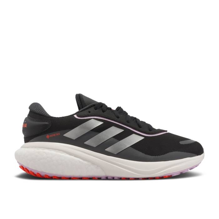 アディダス Adidas 【 Wmns Supernova Gore-Tex \u0027Black Silver Metallic\u0027 Women Core Black/Silver Metallic/Impact Orange 】 スーパーノバ・ノヴァ ゴアテックス Silver しろがね色・しろがね色 レディース 中核グループ 黒いこと 黒いこと Silver