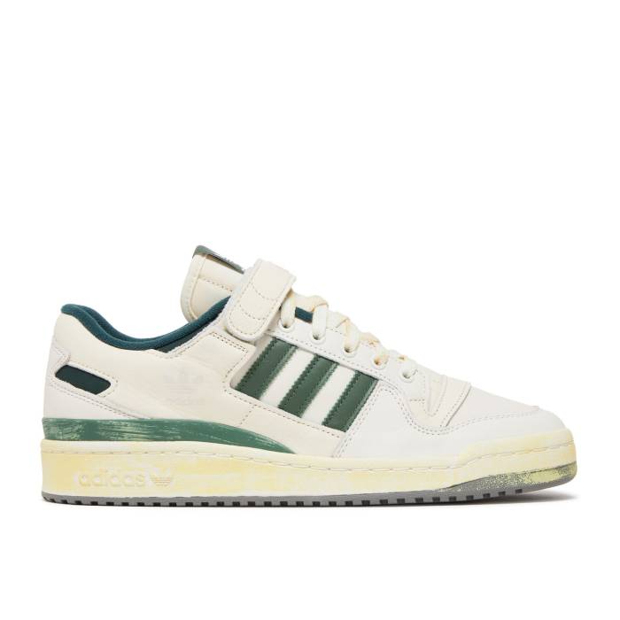 アディダス Adidas 【 Forum 84 Low Aec \u0027Vintage Pack - Green Oxide\u0027 Men Cloud White/Green Oxide/Cloud White 】 討論会 green 緑・緑であること メンズ 白いこと 白いこと green 緑・緑であること