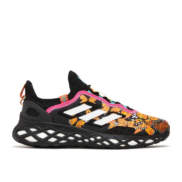 アディダス Adidas 【 Web Boost \u0027Day Of The Dead\u0027 Men Core Black/Cloud White/Impact Orange 】 ブースト メンズ 中核グループ 黒いこと 黒いこと 白いこと 白いこと 差しひびき orange 橙・オレンジ色