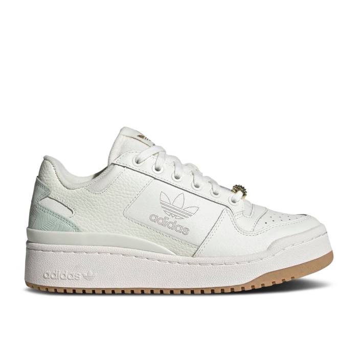 アディダス Adidas 【 Wmns Forum Bold \u0027White Linen Green\u0027 Women Cloud White/Linen Green/Off White 】 討論会 レディース 白いこと 白いこと green 緑・緑であること