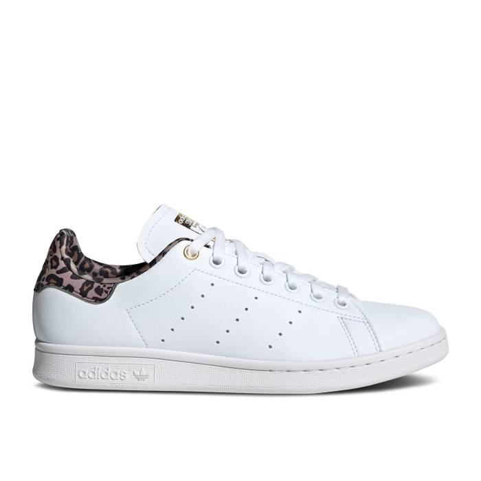 アディダス Adidas 【 Wmns Stan Smith 'White Leopard' Women Cloud White/Wild Brown/Gold Metallic 】 レディース 白色 ホワイト wild ワイルド 茶色 ブラウン ゴールド