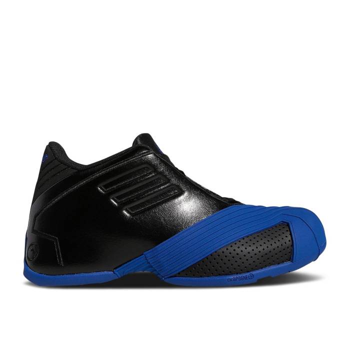 アディダス Adidas 【 T-Mac 1 Retro J 'Orlando Away' 2022 Youth Core Black/Royal Blue/Core Black 】 レトロ ジュニア キッズ コア 黒色 ブラック 青色 ブルー|スニケス
