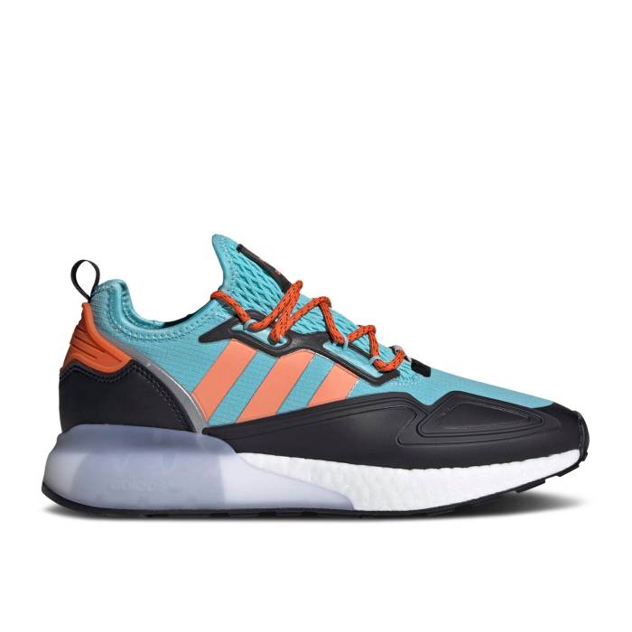アディダス Adidas 【 Zx 2K Boost Light Aqua Easy Orange Men Light Aqua/Easy Orange/Orange 】 ブースト アクア メンズ アクア orange 橙・オレンジ