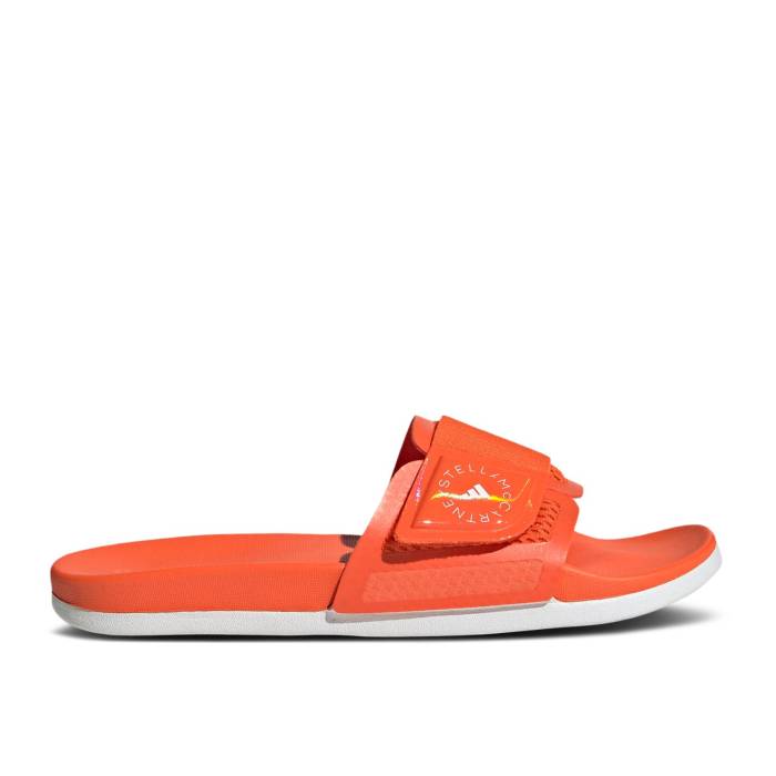 アディダス Adidas 【 Stella Mccartney X Wmns Slide \u0027Semi Impact Orange\u0027 Women Semi Impact Orange/Semi Impact Orange/Off White 】 Slide サンダル 差しひびき レディース 差しひびき orange 橙・オレンジ色 白いこと 白いこと