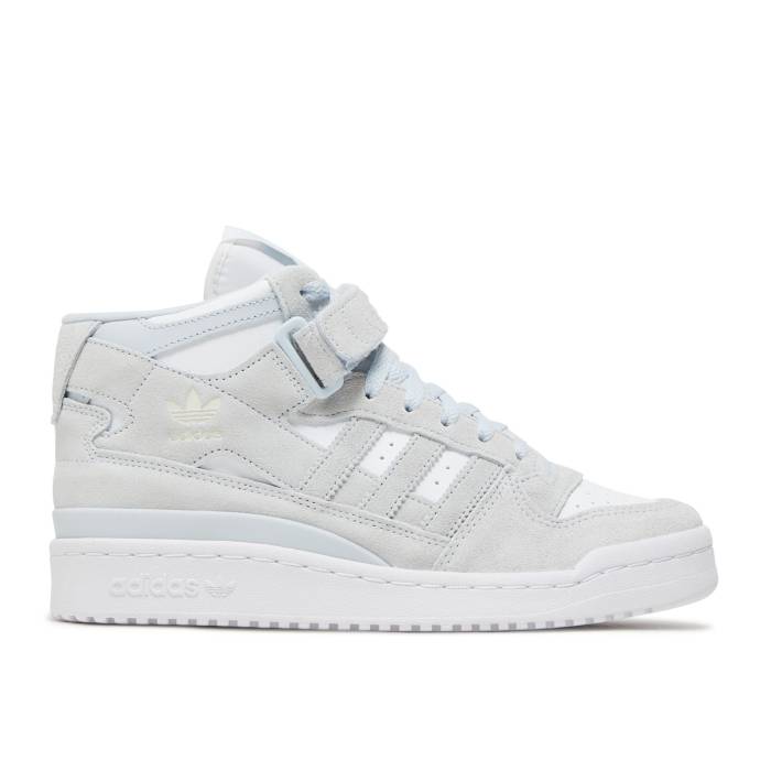 アディダス Adidas 【 Wmns Forum Mid 'Halo Blue White' Women Halo Blue/Cloud White/Core Black 】 フォーラム ミッド 青色 ブルー レディース 青色 ブルー 白色 ホワイト コア 黒色 ブラック