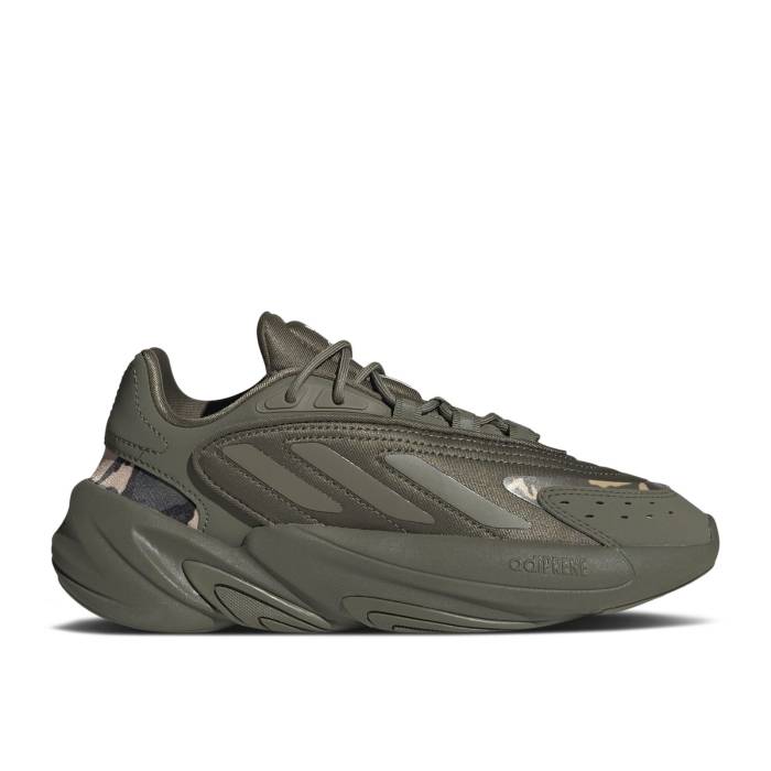 アディダス Adidas 【 Ozelia Big Kid 'Olive Strata Camo' Youth Olive Strata/Olive Strata/Aluminium 】 ジュニア キッズ olive オリーブ｜スニケス