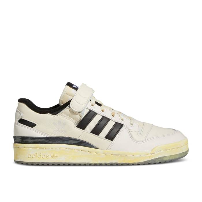 アディダス Adidas 【 Forum 84 Low Aec 'Vintage Pack - Black' Men Cloud White/Core Black/Cloud White 】 フォーラム メンズ 白色 ホワイト コア 黒色 ブラック