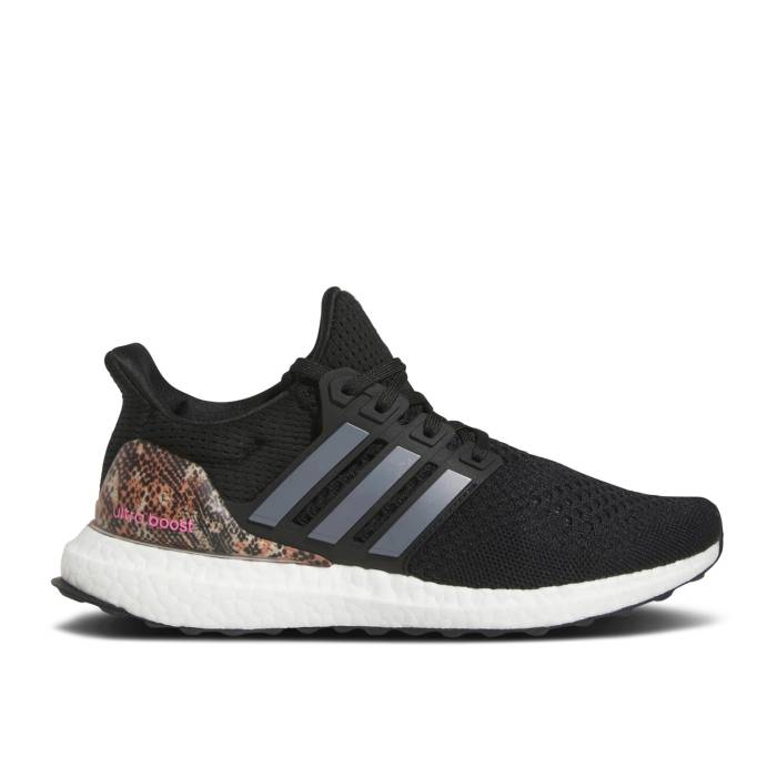 アディダス Adidas 【 Wmns Ultraboost 1.0 \u0027Snakeskin\u0027 Women Core Black/Iron Metallic/Pulse Magenta 】 レディース 中核グループ 黒いこと 黒いこと マジェンタ