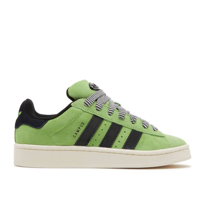 アディダス Adidas 【 Wmns Campus 00S \u0027Solar Green Black\u0027 Women Solar Green/Core Black/Off White 】 校庭 green 緑・緑であること レディース green 緑・緑であること 中核グループ 黒いこと 黒いこと 白いこと 白いこと