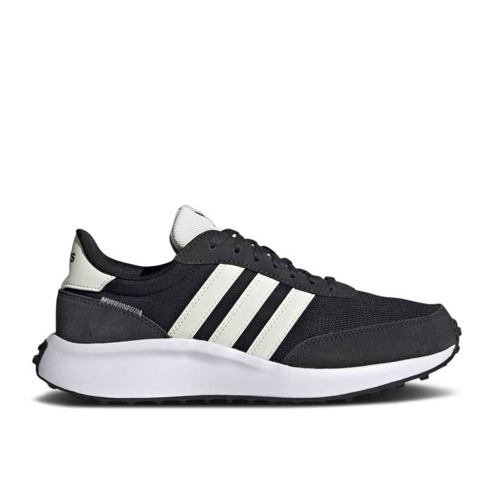 アディダス Adidas 【 Wmns Run 70S \u0027Black Off White\u0027 Women Core Black/Off White/Carbon 】 幽客 レディース 中核グループ 黒いこと 黒いこと 白いこと 白いこと 炭素