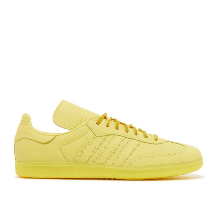 アディダス Adidas 【 Pharrell X Samba Human Race 'Yellow' Men Light Yellow/Light Yellow/Light Yellow 】 サンバ メンズ yellow 黄色・イエロー