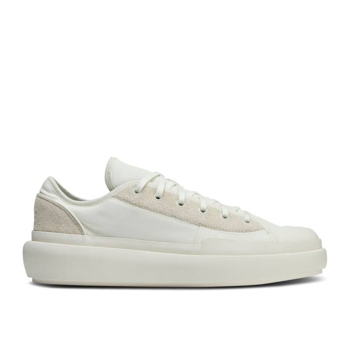 アディダス Adidas 【 Y-3 Ajatu Court Low \u0027Off White\u0027 Men Off White/Off White/Off White 】 厚地の外套 メンズ 白いこと 白いこと