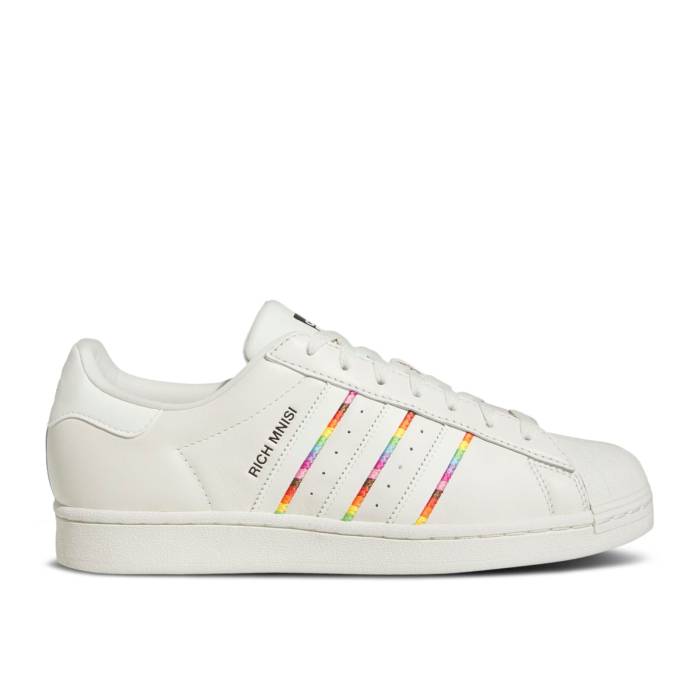 アディダス Adidas 【 Rich Mnisi X Superstar \u0027Pride\u0027 Men Off White/Core Black/Off White 】 Superstar はやりっ児 メンズ 白いこと 白いこと 中核グループ 黒いこと 黒いこと