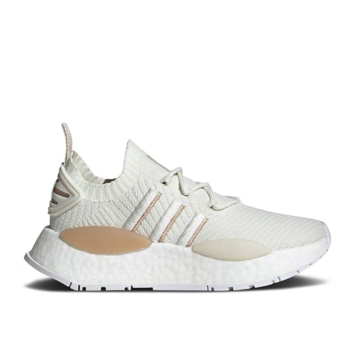 アディダス Adidas 【 Wmns Nmd_W1 \u0027Off White Wonder Beige\u0027 Women Off White/Wonder Beige/Acid Orange 】 白いこと 白いこと レディース 白いこと 白いこと ベージュ orange 橙・オレンジ色 スニーカー-レディース靴