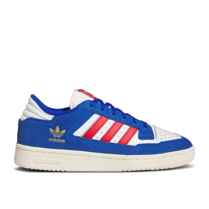 アディダス Adidas 【 Centennial 85 Low \u0027Collegiate Royal Scarlet\u0027 Men Collegiate Royal/Scarlet/Cloud White 】 メンズ 白いこと 白いこと