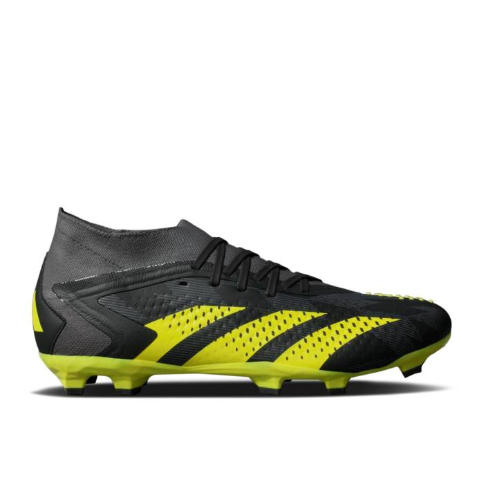 アディダス Adidas 【 Predator Accuracy Injection.2 Fg 'Crazycharged Pack' Men Core Black/Team Solar Yellow/Grey Five 】 プレデター メンズ コア 黒色 ブラック Team チーム yellow 黄色・イエロー 灰色 グレー｜スニケス