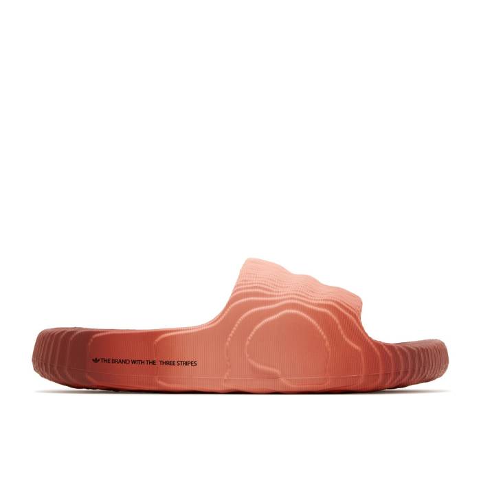 アディダス Adidas 【 Adilette 22 Slide \u0027Gradient Pack - Wonder Clay\u0027 Men Wonder Clay/Wild Sepia/Core Black 】 アディレッタ Slide サンダル メンズ wild ワイルド 中核グループ 黒いこと 黒いこと