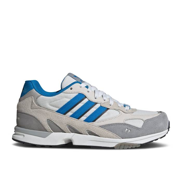 アディダス Adidas 【 Torsion Super \u0027Grey Bright Blue\u0027 Men Crystal White/Bright Blue/Grey One 】 トルション メンズ 白いこと 白いこと 青み 青色 薄墨色 薄墨色