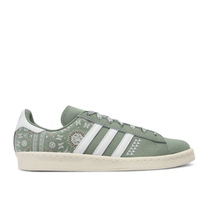 アディダス Adidas 【 Campus 80S 'Peking Opera - Silver Green' Men Silver Green/Footwear White/Off White 】 キャンパス Silver 銀色・シルバー メンズ Silver 銀色・シルバー green 緑・グリーン 白色 ホワイト