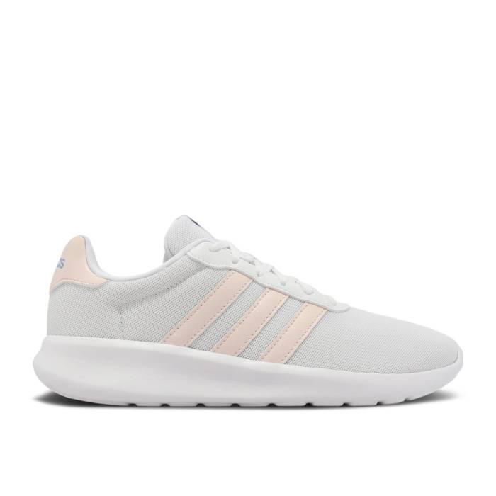 アディダス Adidas 【 Wmns Lite Racer 3.0 \u0027White Wonder Quartz\u0027 Women Cloud White/Wonder Quartz/Blue Fusion 】 点火装置 レディース 白いこと 白いこと 青み 青色 Fusion 核融合反応