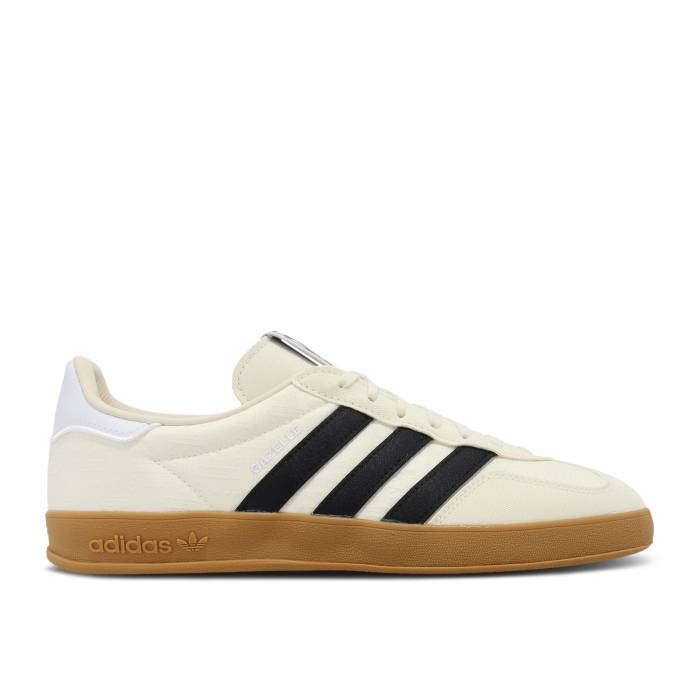 アディダス Adidas 【 Gazelle Indoor Cream White Gum Men Cream White/Core Black/Sand 】 ガゼル 白色 ホワイト メンズ クリーム 白色 ホワイト コア 黒色 ブラック 砂色・サンド