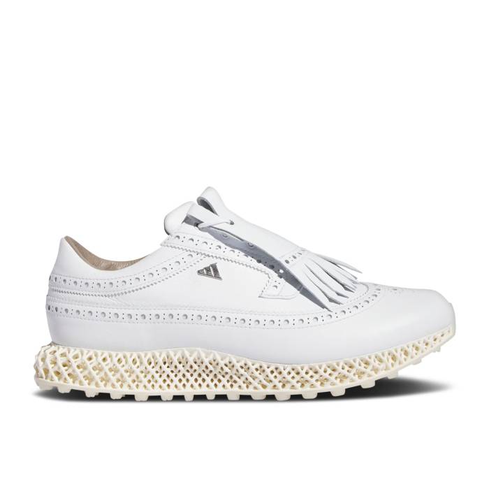 アディダス Adidas 【 Mc87 4D Spikeless Golf 'Cloud White' Men Cloud White/Silver Metallic/Wonder White 】 golf ゴルフ メンズ 白色 ホワイト Silver 銀色・シルバー|スニケス