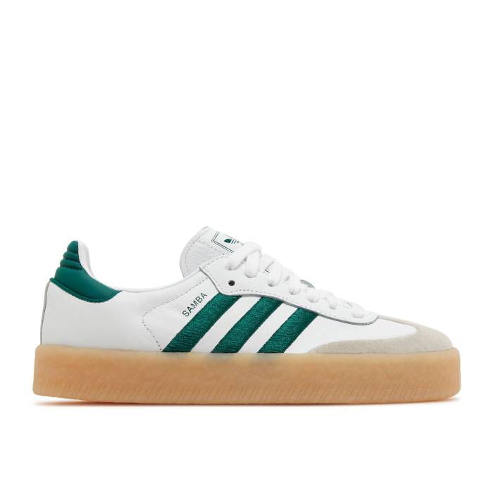 アディダス Adidas 【 Wmns Sambae \u0027White Green Gum\u0027 Women Cloud White/Collegiate Green/Cloud White 】 green 緑・緑であること レディース 白いこと 白いこと green 緑・緑であること