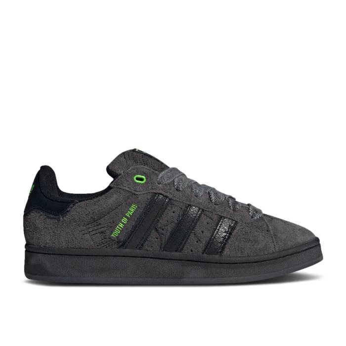 アディダス Adidas 【 Youth Of Paris X Campus 00S Carbon Men Carbon/Solar Green/Core Black 】 子供用 キャンパス メンズ カーボン green 緑・グリーン コア 黒色 ブラック