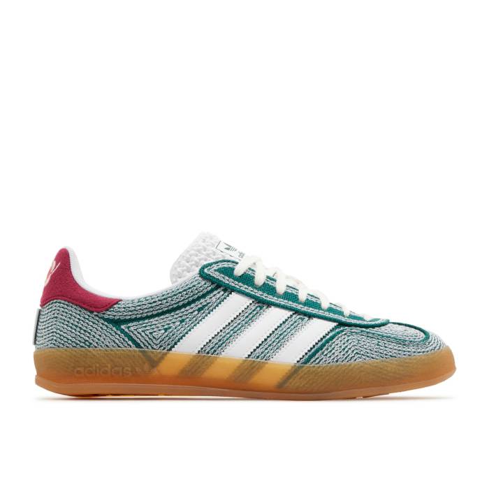 アディダス Adidas 【 Sean Wotherspoon X Gazelle Indoor \u0027Green Hemp\u0027 Men Collegiate Green/Cloud White/Gum 】 ガゼル メンズ green 緑・緑であること 白いこと 白いこと
