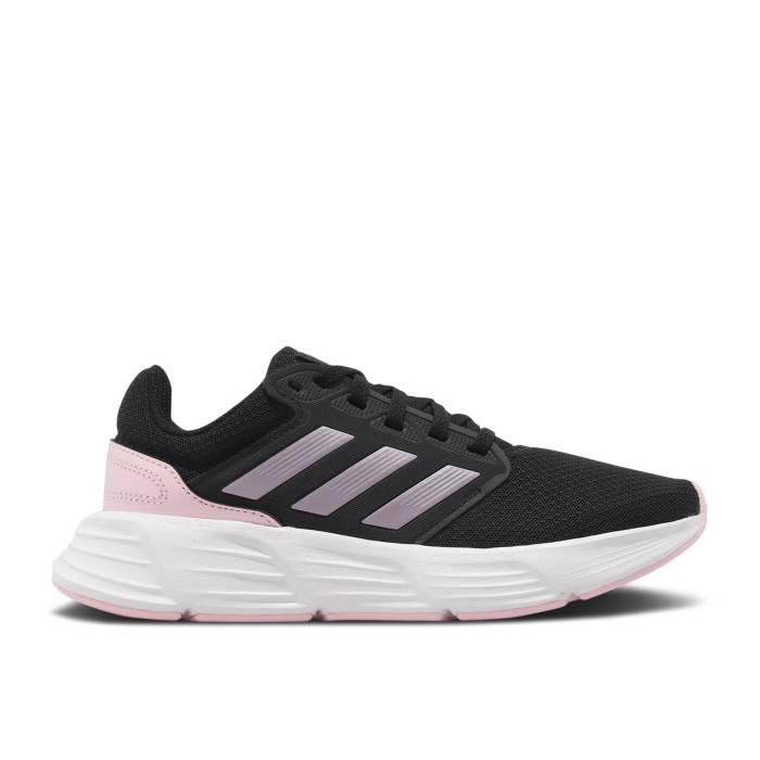 アディダス Adidas 【 Wmns Galaxy 6 \u0027Black Matte Purple\u0027 Women Core Black/Matte Purple Metallic/Clear Pink 】 天の川 レディース 中核グループ 黒いこと 黒いこと Purple 紫・パープル pink サクラ色