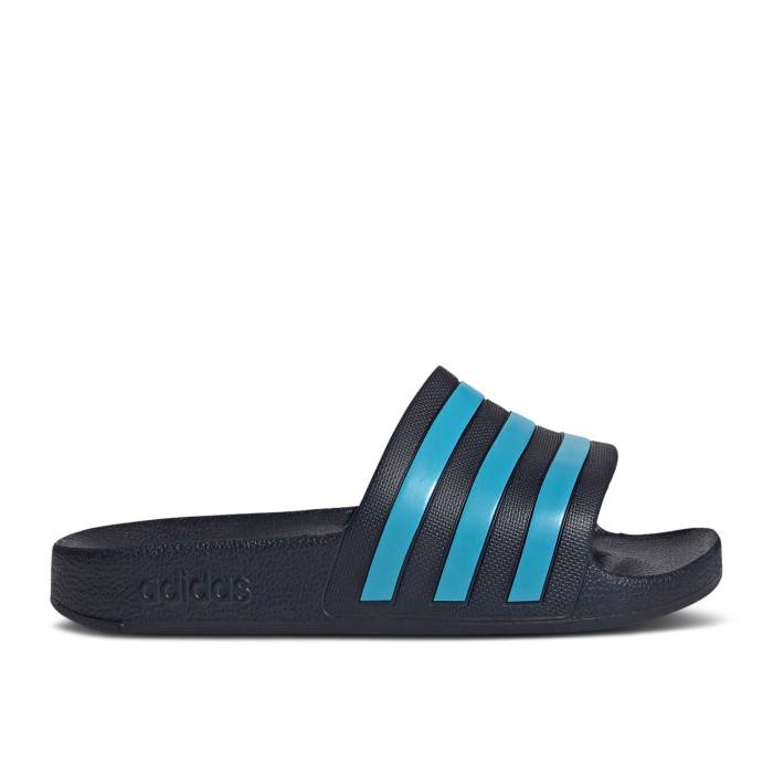 アディダス Adidas 【 Adilette Aqua Slide 'Legend Ink Cyan' Men Legend Ink/Bright Cyan/Legend Ink 】 アディレッタ アクア Slide サンダル メンズ Legend レジェンド シアン