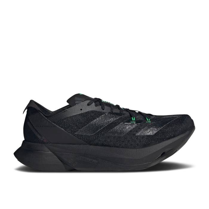 アディダス Adidas 【 Adizero Adios Pro 3 'Black Green' Men Core Black/Core Black/Core Black 】 アディゼロ アディオス プロ メンズ コア 黒色 ブラック