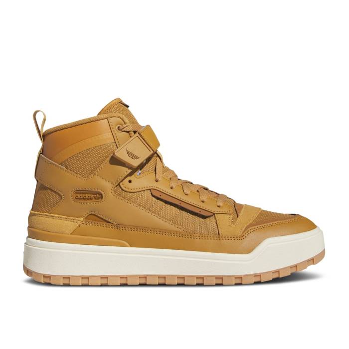 アディダス Adidas 【 Forum Boot \u0027Mesa Gum\u0027 Men Mesa/Cream White/Gum 】 討論会 ブーツ メンズ 皮膚軟化剤 白いこと 白いこと
