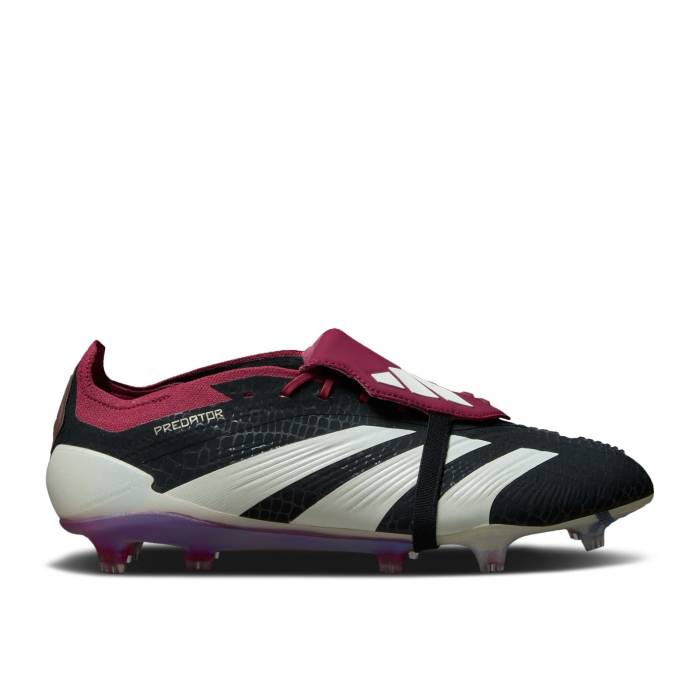 アディダス Adidas 【 Predator 30 Elite Foldover Tongue Fg \u002730Th Anniversary\u0027 Men Core Black/Off White/Legacy Burgundy 】 プレデター エリート メンズ 中核グループ 黒いこと 黒いこと 白いこと 白いこと legacy レガシー ぶどう酒色・赤ちょうちん