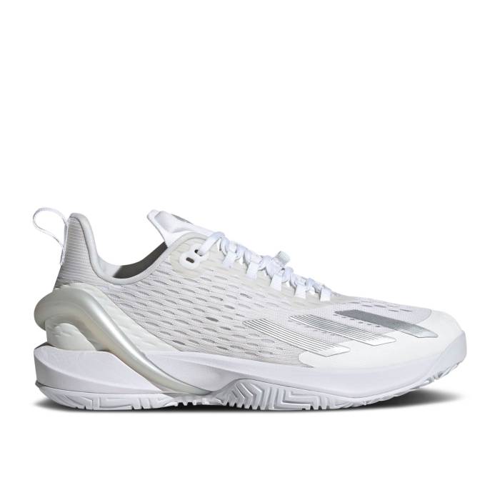 アディダス Adidas 【 Wmns Adizero Cybersonic \u0027White Silver Metallic\u0027 Women Cloud White/Silver Metallic/Grey One 】 アディゼロ Silver しろがね色・しろがね色 レディース 白いこと 白いこと Silver しろがね色・しろがね色 薄墨色 薄墨色