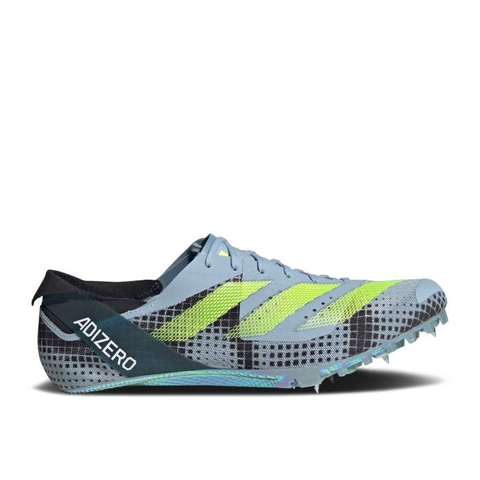 アディダス Adidas 【 Adizero Finesse Spikes \u0027Wonder Blue Lucid Lemon\u0027 Men Wonder Blue/Lucid Lemon/Arctic Night 】 アディゼロ 青味 青み メンズ 青味 青み ナイト爵