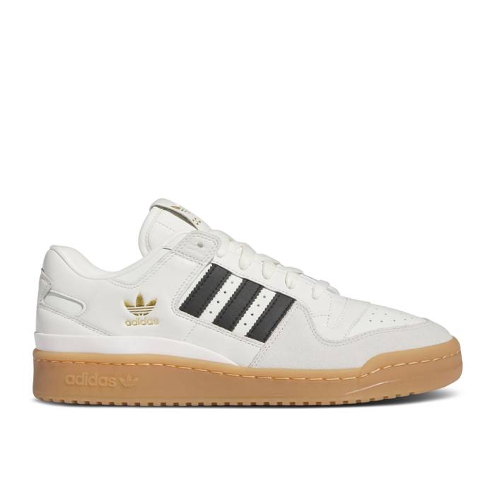 アディダス Adidas 【 Forum 84 Low 塩素 \u0027White Black Gum\u0027 Men Cloud White/Core Black/Gum 】 討論会 黒いこと 黒いこと メンズ 白いこと 白いこと 中核グループ 黒いこと 黒いこと