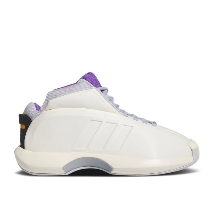 アディダス Adidas 【 Crazy 1 \u0027Cream White Active Purple\u0027 Men Cream White/Light Solid Grey/Active Purple 】 クレイジー 白いこと 白いこと メンズ 皮膚軟化剤 白いこと 白いこと 益荒男 薄墨色 薄墨色 Purple 紫・パープル