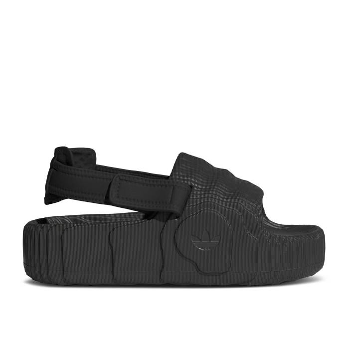 アディダス Adidas 【 Adilette 22 Xlg Slide \u0027Triple Black\u0027 Men Core Black/Core Black/Core Black 】 アディレッタ Slide サンダル メンズ 中核グループ 黒いこと 黒いこと