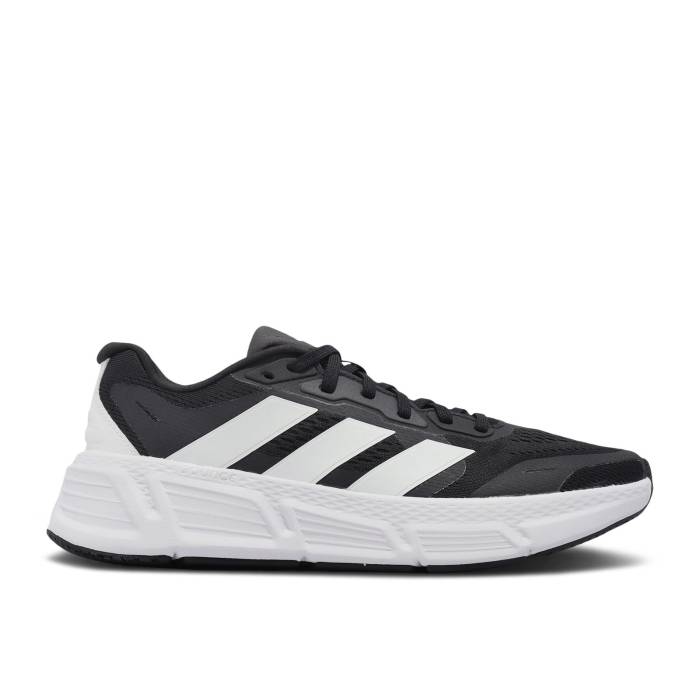アディダス Adidas 【 Questar 2 \u0027Black White\u0027 Men Core Black/Cloud White/Carbon 】 メンズ 中核グループ 黒いこと 黒いこと 白いこと 白いこと 炭素